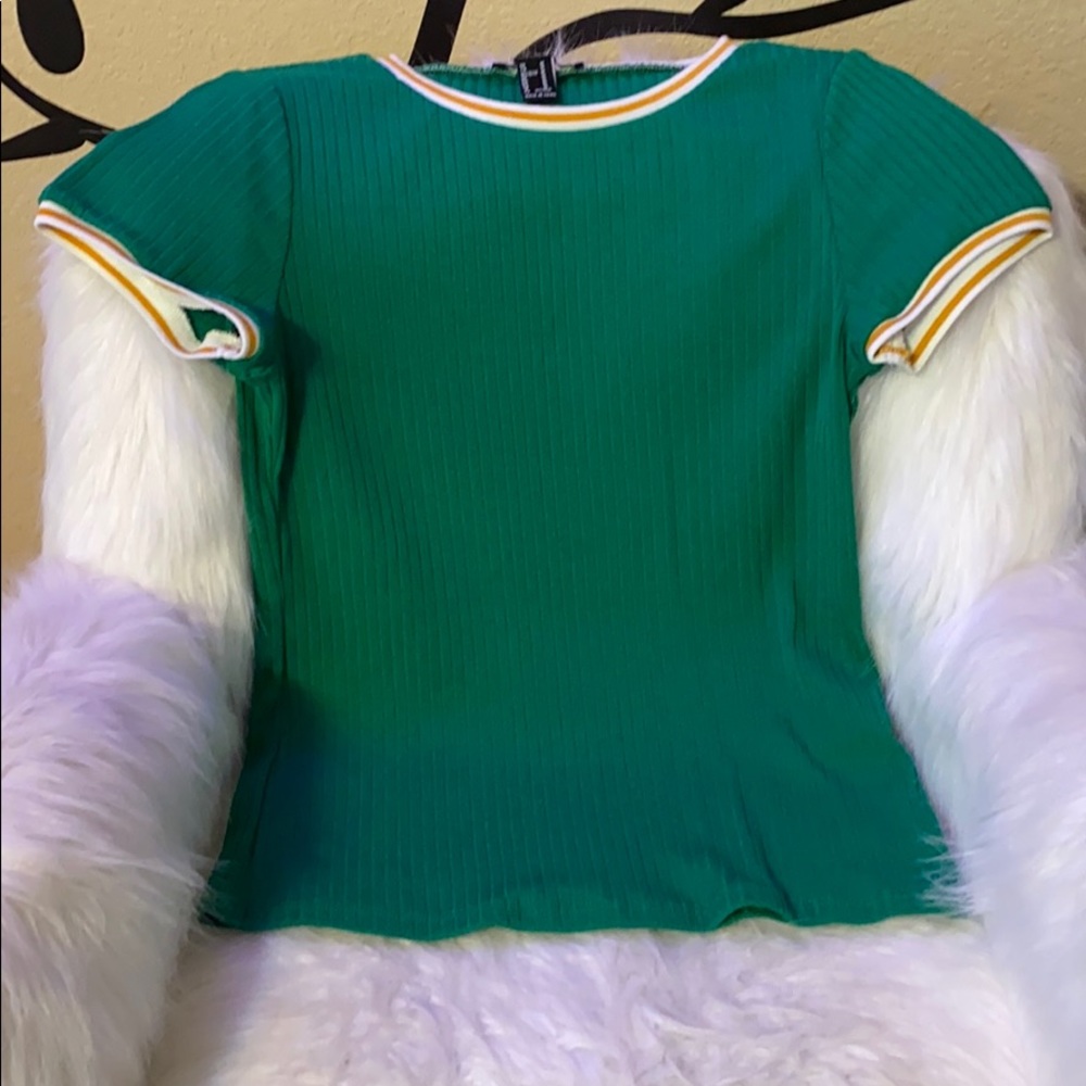 cute green fitted tee